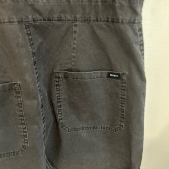 RVCA Women's Zada Utility Jumper in Washed Black- Size Large (fits like a small) - Picture 6 of 9